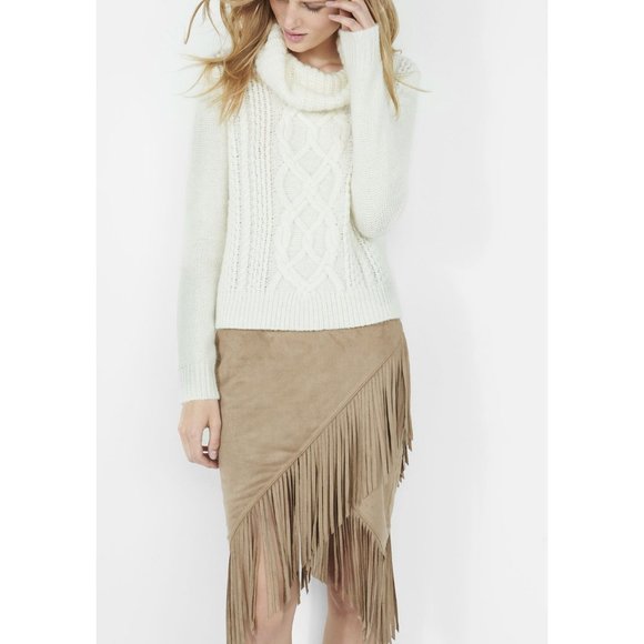 express fringe skirt